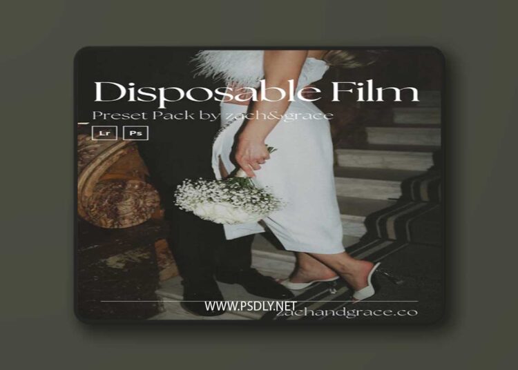 Zach & Grace - The Disposable Film Preset Pack 1 Zach Grace The Disposable Film Preset Pack