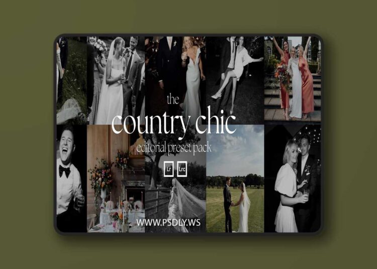 Zach and Grace - The Country Chic Preset Pack 1 Zach and Grace The Country Chic Preset Pack