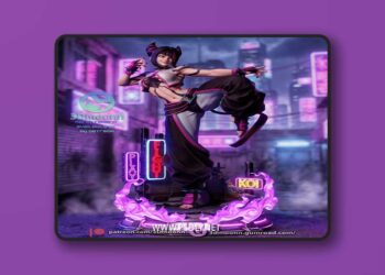 3Dmoonn – Juri Han – street fighter – 3D Print Model STL