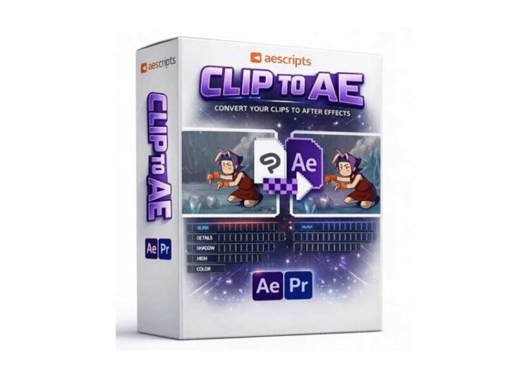 Aescripts - ClipToAE v1.0.1 1 Aescripts ClipToAE v1.0