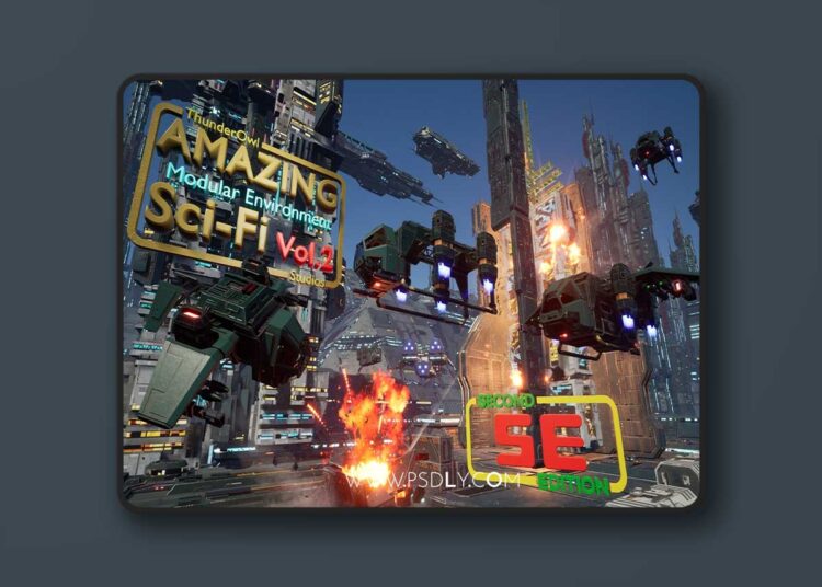 Amazing Sci-Fi Vol.2 "SE" (4.27 and 5.0 – 5.7) for Unreal Engine 1 Amazing Sci-Fi Vol.2 "SE" (4.27 and 5.0 – 5.7)
