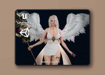 Angel Girl 3D Model