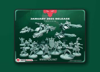 Anvilrage Studios January 2024 – 3D Print Model