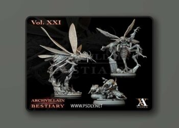 Archvillain Games – Archvillain Bestiary Vol. XXI – 3D Print Model