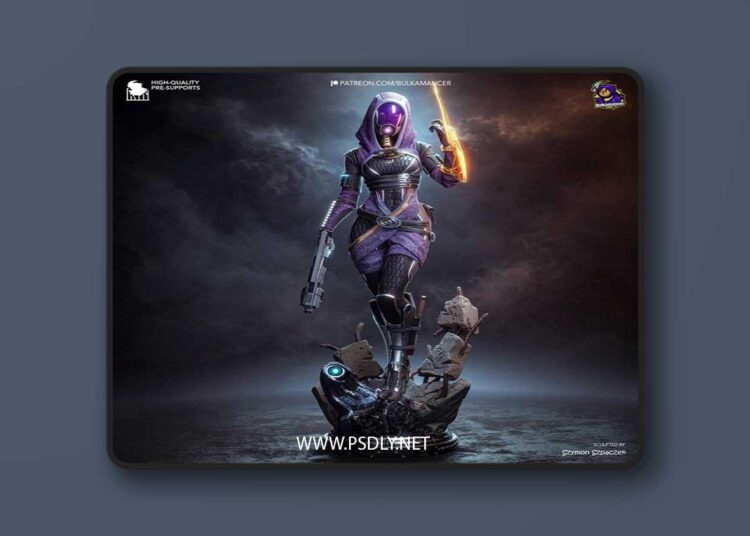 Bulkamancer Sculpts – Tali (Mass Effect) – 3D Print Model STL 1 Bulkamancer Sculpts – Tali Mass Effect – 3D Print Model STL