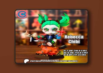 Chibi Land Figures – Rebecca Cyberpunk – Edgerunners – Chibi – 3D Print Model STL
