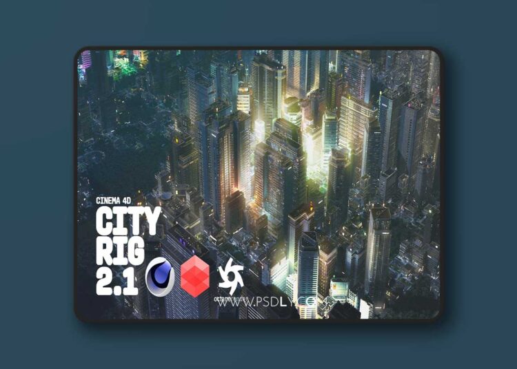 CityRig 2.1 - Cinema 4D City Generator 1 CityRig 2.1 - Cinema 4D City Generator