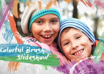 Colorful Brush Slideshow