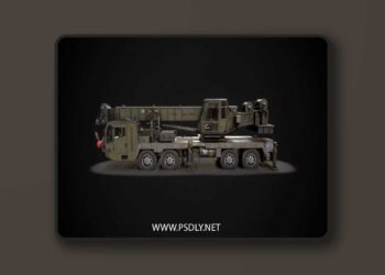 Crane Truck 3D Model