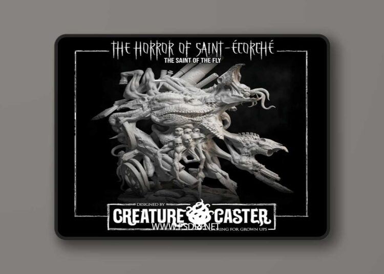 Creature Crusade – The Horror of Saint-Ecorche – 3D Print Model 1 Creature Crusade – The Horror of Saint Ecorche – 3D Print Model