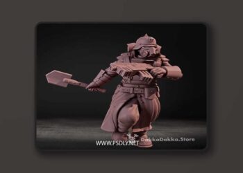 Death Division commander 3D print Model