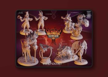 Drunken Dwarf – Demonic Circus – 3D Print Model