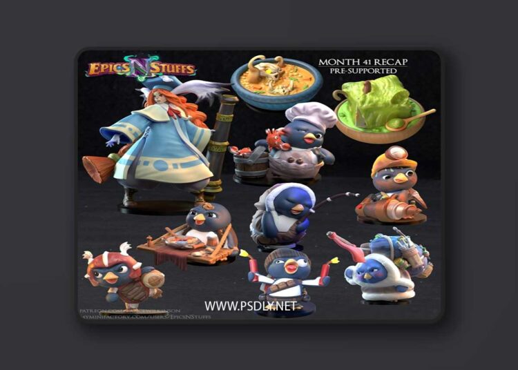 Epics N Stuffs – Month 41 Releases – 3D Print Model 1 Epics N Stuffs – Month 41 Releases – 3D Print Model