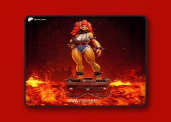 Gatsu Studios – Super Mario – Female Bowser – Fan Art – 3D Print Model