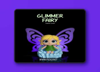 Glimmer Fairy – Table Lamp – 3D Print Model