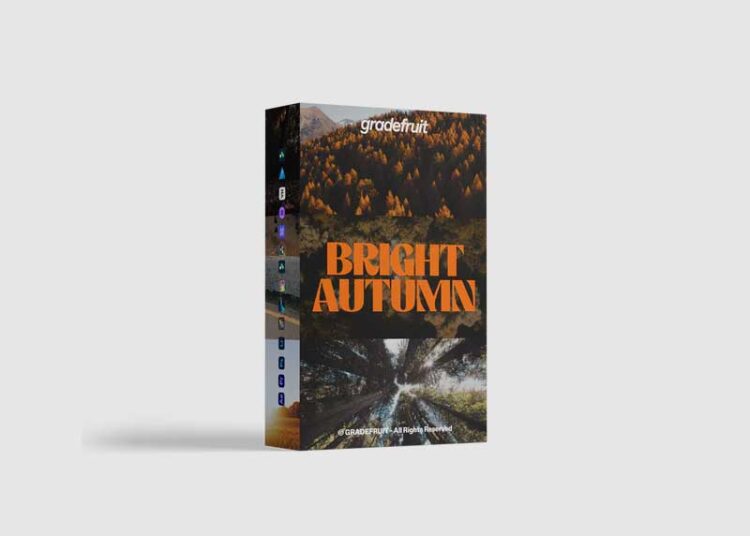 GradeFruit - Bright Autumn LUTs & LR Presets 1 GradeFruit Bright Autumn LUTs LR Presets