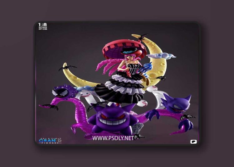 Gran D. Figures – Perona x Gengar – 3D Print Model STL 1 Gran D. Figures – Perona x Gengar – 3D Print Model STL