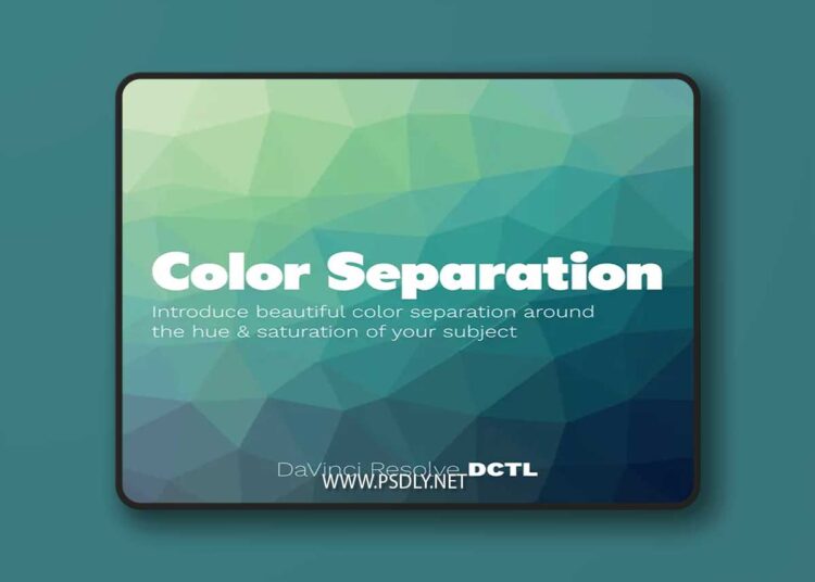 Henry Bobeck - Color Separation DCTL v1.3 1 Henry Bobeck Color Separation DCTL v1.3