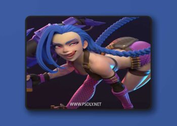 Jinx League of Legends 3D print Model