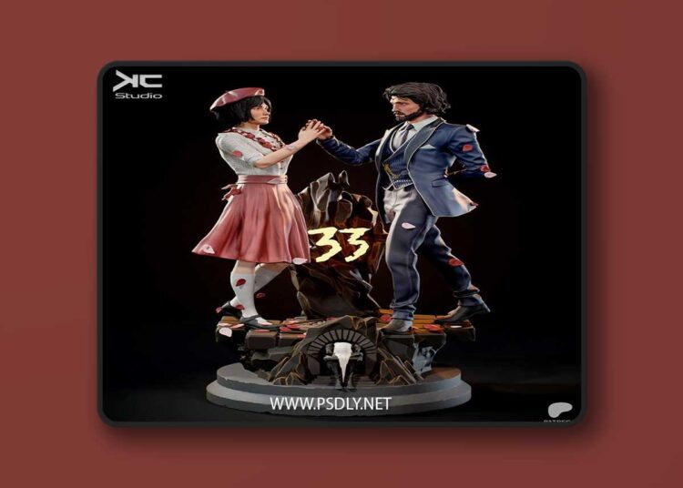 KcStudio – Gustave and Sophie – Clair Obscur – Expedition 33 Diorama – 3D Print Model STL 1 KcStudio – Gustave and Sophie – Clair Obscur – Expedition 33 Diorama – 3D Print Model STL