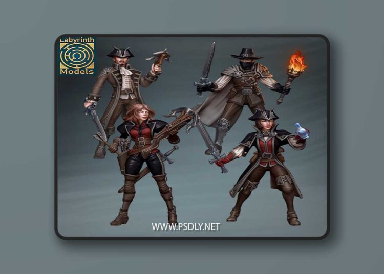 Labyrinth Models – Vampires Collection Vol. 1 – 3D Print Model 1 Labyrinth Models – Vampires Collection Vol. 1 – 3D Print Model