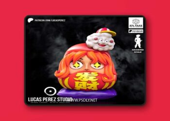 Lucas Perez – Nami Daruma – One Piece – 3D Print Model STL