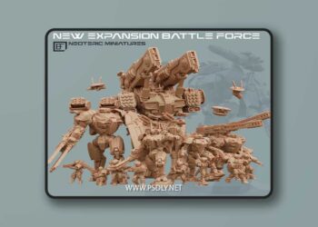Neoteric Miniatures – Greater Good – New Expansion Strike Group – 3D Print Model