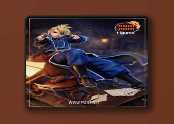 Nomnom Figures – Rizza Hawkeye – Full Metal Alchemist – 3D Print Model STL