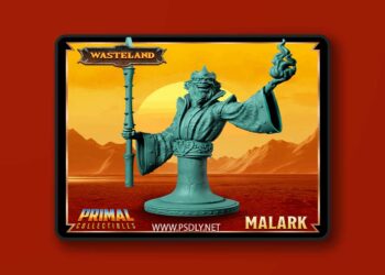 Sorcerer King – Malark Bust – 3D Print Model