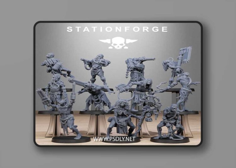 Station Forge – Techno Savanger Necromants – 3D Print Model 1 Station Forge – Techno Savanger Necromants – 3D Print Model