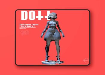 Velvet Sin – Bloody Mary Doll – 3D Print Model STL