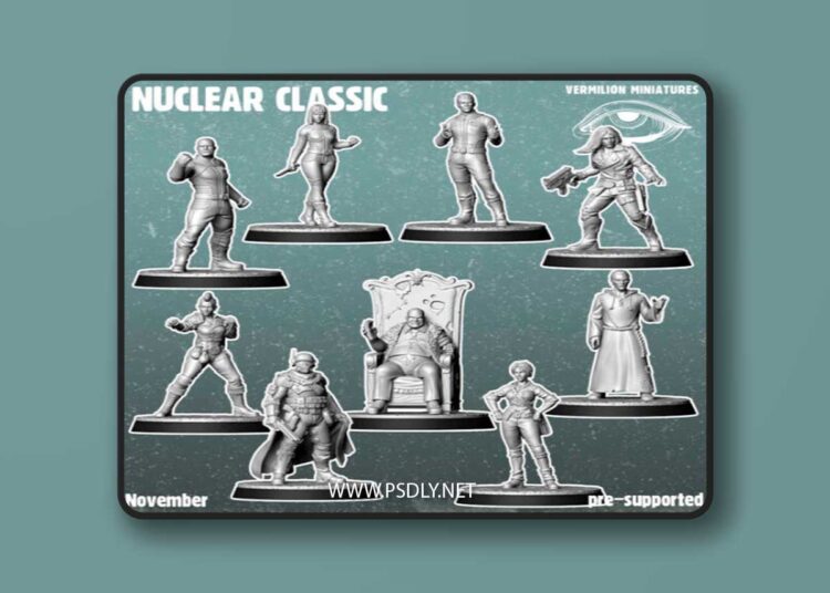 Vermilion Miniatures – Nuclear Classic – 3D Print Model 1 Vermilion Miniatures – Nuclear Classic – 3D Print Model