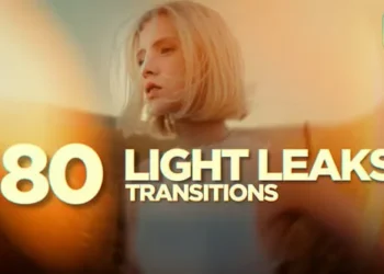 Videohive 80 Light Leaks Transitions for DaVinci Resolve 62135469