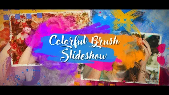 Videohive - Colorful Brush Slideshow - 23601100 1 Videohive Colorful Brush Slideshow 23601100