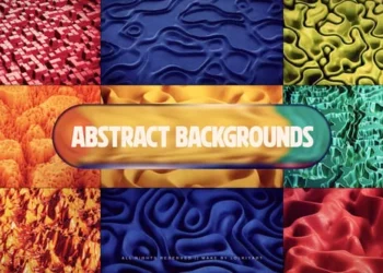Videohive Colorful Gradient Abstract Waves Background 62138967