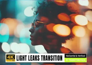 Videohive Dramatic Light Leaks Transitions 62289036