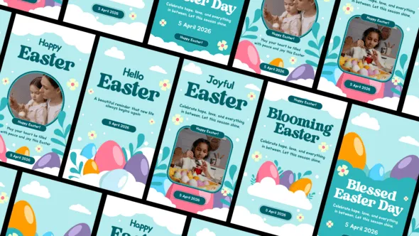Videohive - Easter Social Media After Effect - 62491685 1 Videohive Easter Social Media After Effect 62491685