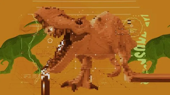 Videohive - Glitch Dinosaur - 62189511 1 Videohive Glitch Dinosaur 62189511