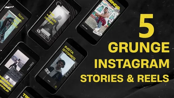 Videohive - Grunge Instagram Stories - 62289379 1 Videohive Grunge Instagram Stories 62289379