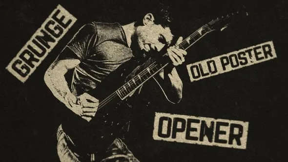 Videohive - Grunge Old Poster Opener - 27578965 1 Videohive Grunge Old Poster Opener 27578965
