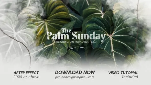Videohive - The Palm Sunday Slideshow - 62471486 1 Videohive The Palm Sunday Slideshow 62471486