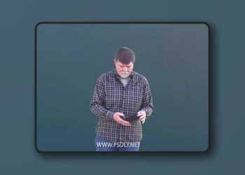 Walking Best Ager Man low poly 3d Model