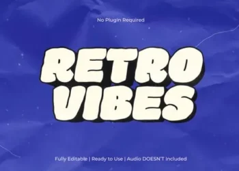 ideohive Chunky Retro Display Text Animation 62138401