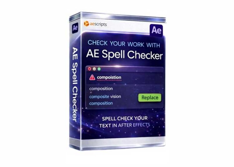 Aescripts - AE Spell Checker 2.2.1 1 AE Spell Checker v1.0