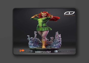 ATV Digital Sculptures – Marvel Girl – Jean Grey – 3D Print Model STL