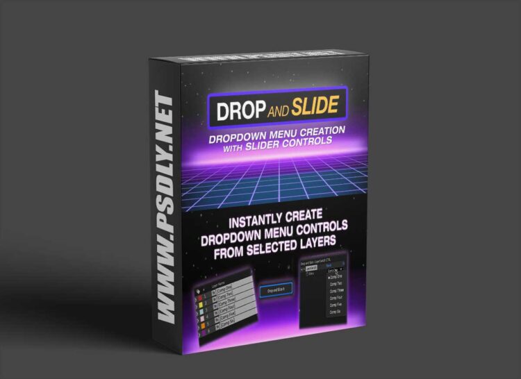 Aescripts - Drop and Slide v1.0.0 1 Aescripts Drop and Slide v1.0.0