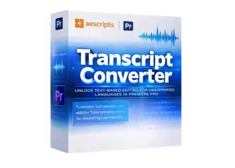 Aescripts - Transcript Converter v2.5.1 for Premiere Pro 1 Aescripts Transcript Converter v2.0.0 for Premiere Pro