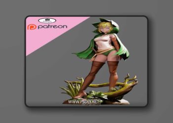 Anime Girls – Ryuu Lion – 3D Print Model STL