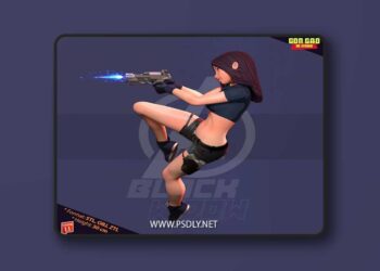 Black Widow 3D print Model