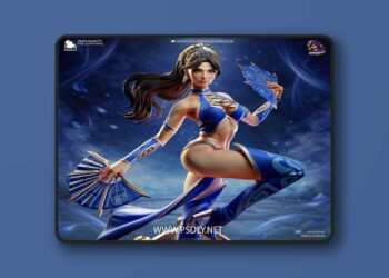 Bulkamancer Sculpts – Kitana Mortal Kombat – 3D Print Model STL